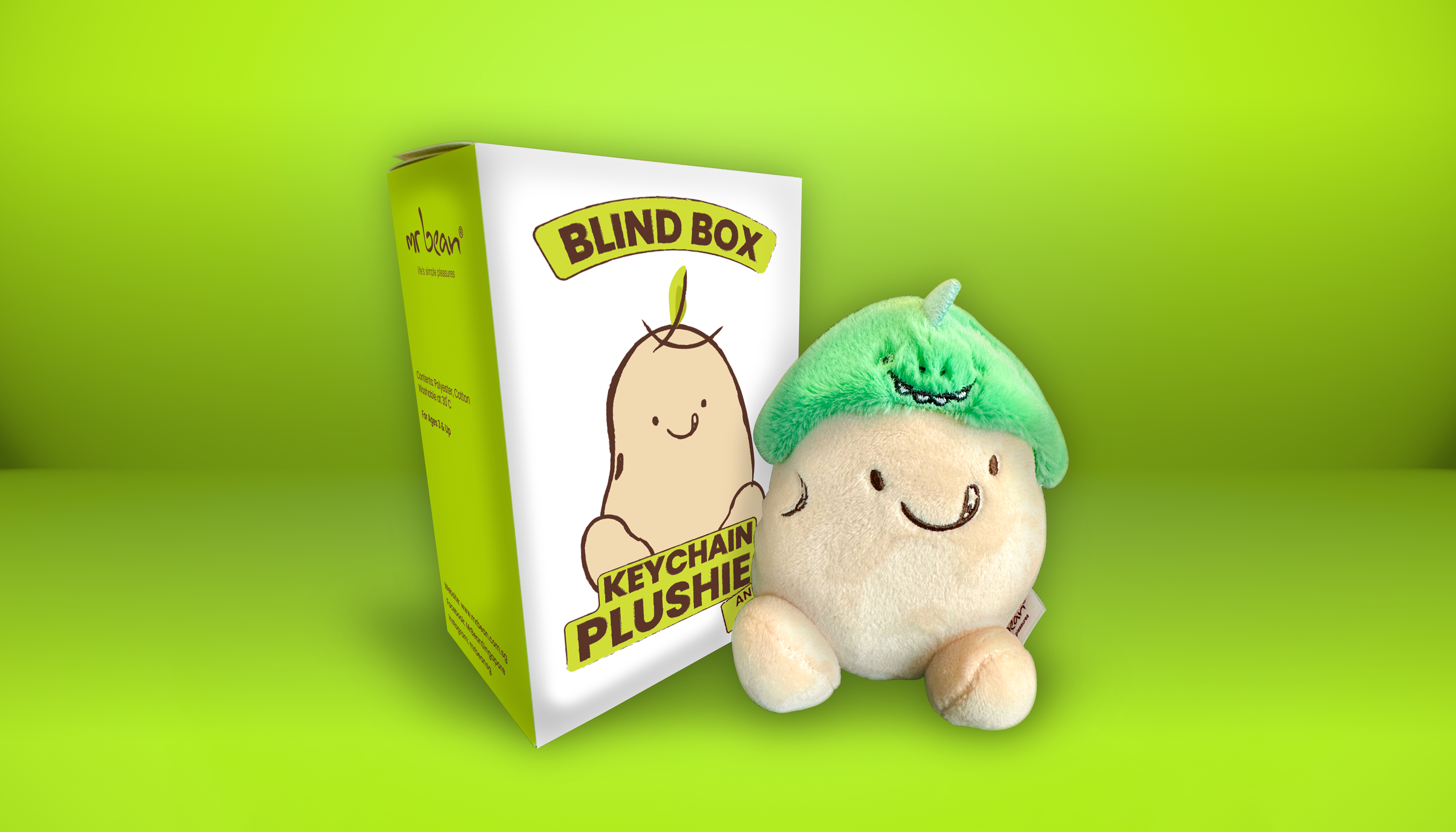 Mr Bean Plushie and Box V2